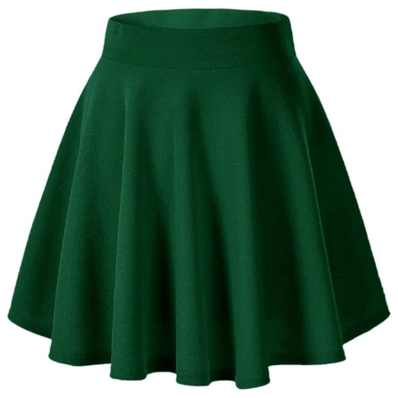 “Girl’s High Waisted Flared Skater Skirt” – Green 9 “Girl’s High Waisted Flared Skater Skirt” – Green 9