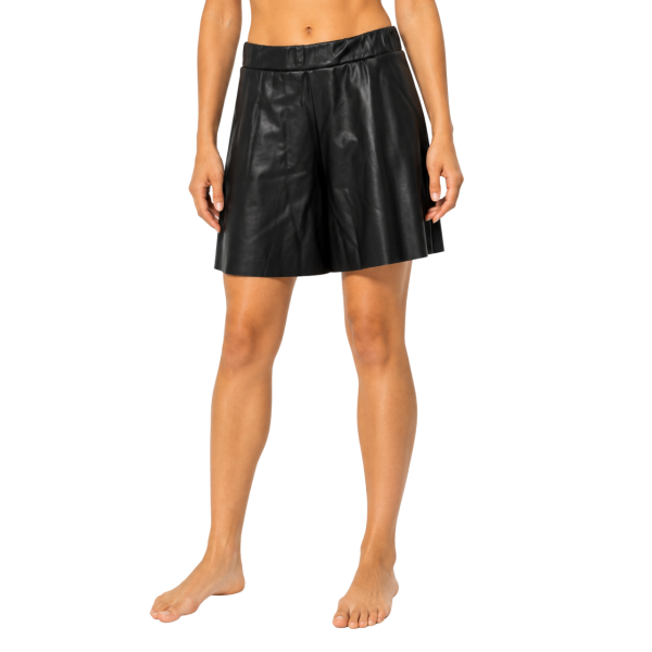 Pleather Mini Skirt 4
