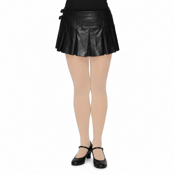 Pleated Pleather Skirt 3