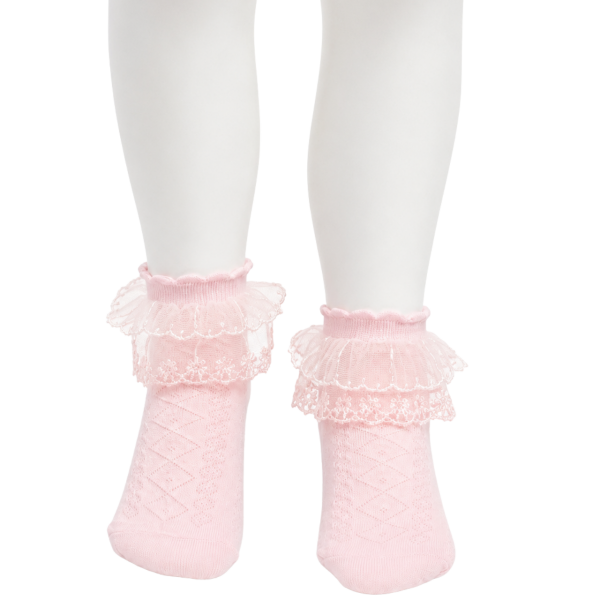 Pink Frill Socks 4