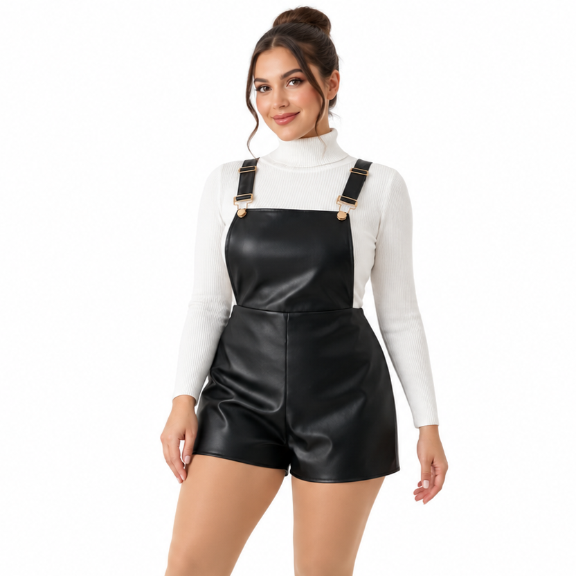 Matte Patent Leather Overalls 5 Matte Patent Leather Overalls 5