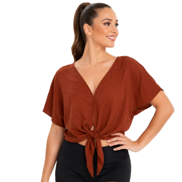 Tie-Front Shrug 4
