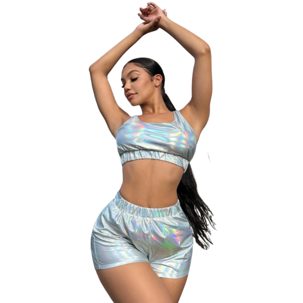 High-Shine Athletic Shorts 4