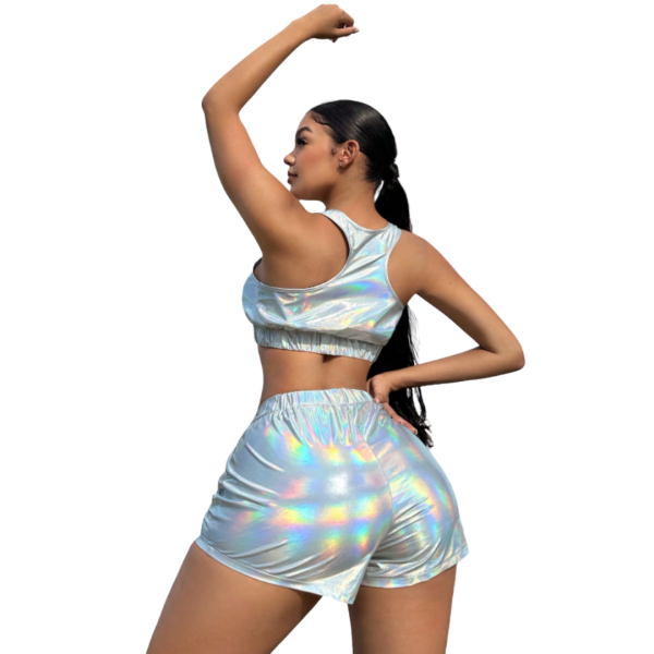 High-Shine Racerback Bra 4