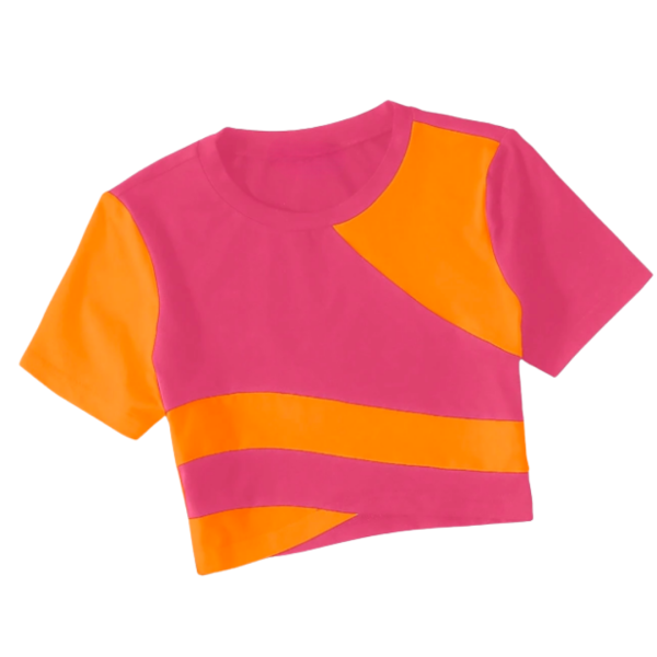 Bold Color Blocked T-Shirt 4
