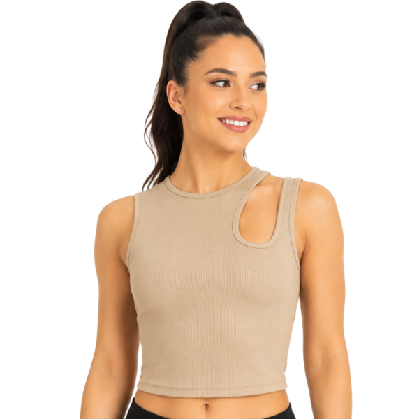 Asymmetric Crop-Top 80