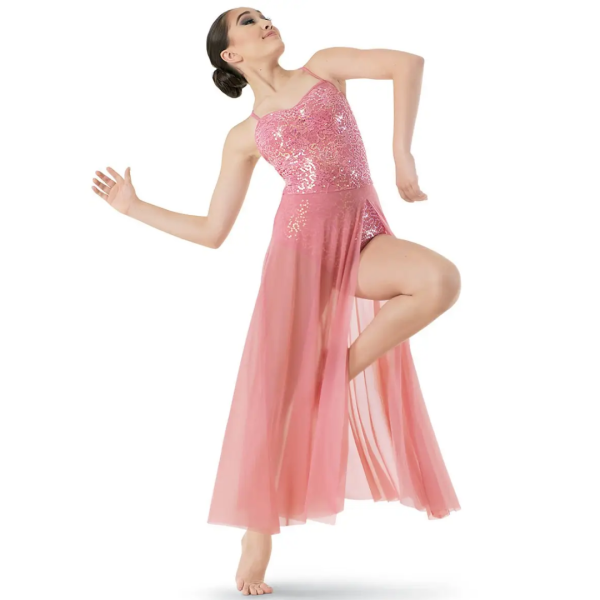“Sequin and Lace Maxi Dress” 4
