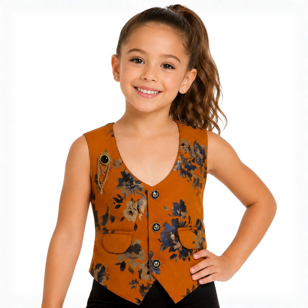“Dressed to Impress” Floral Vest 4