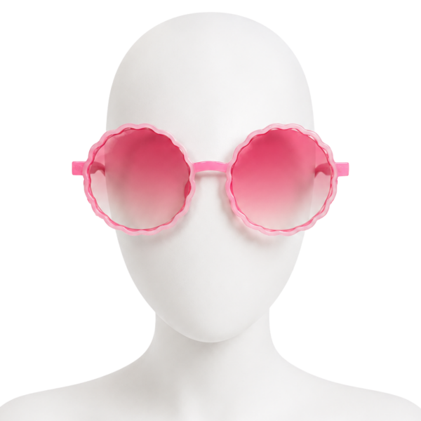 Sunglasses – Whimsical Round Scalloped 3