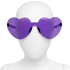 Sunglasses – Frameless Heart Shaped 3
