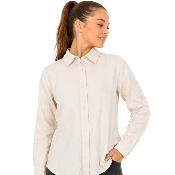 Dress Shirt – White Linen 101