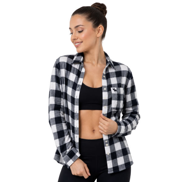 Button Up Shirt – Blue & Grey Plaid 3