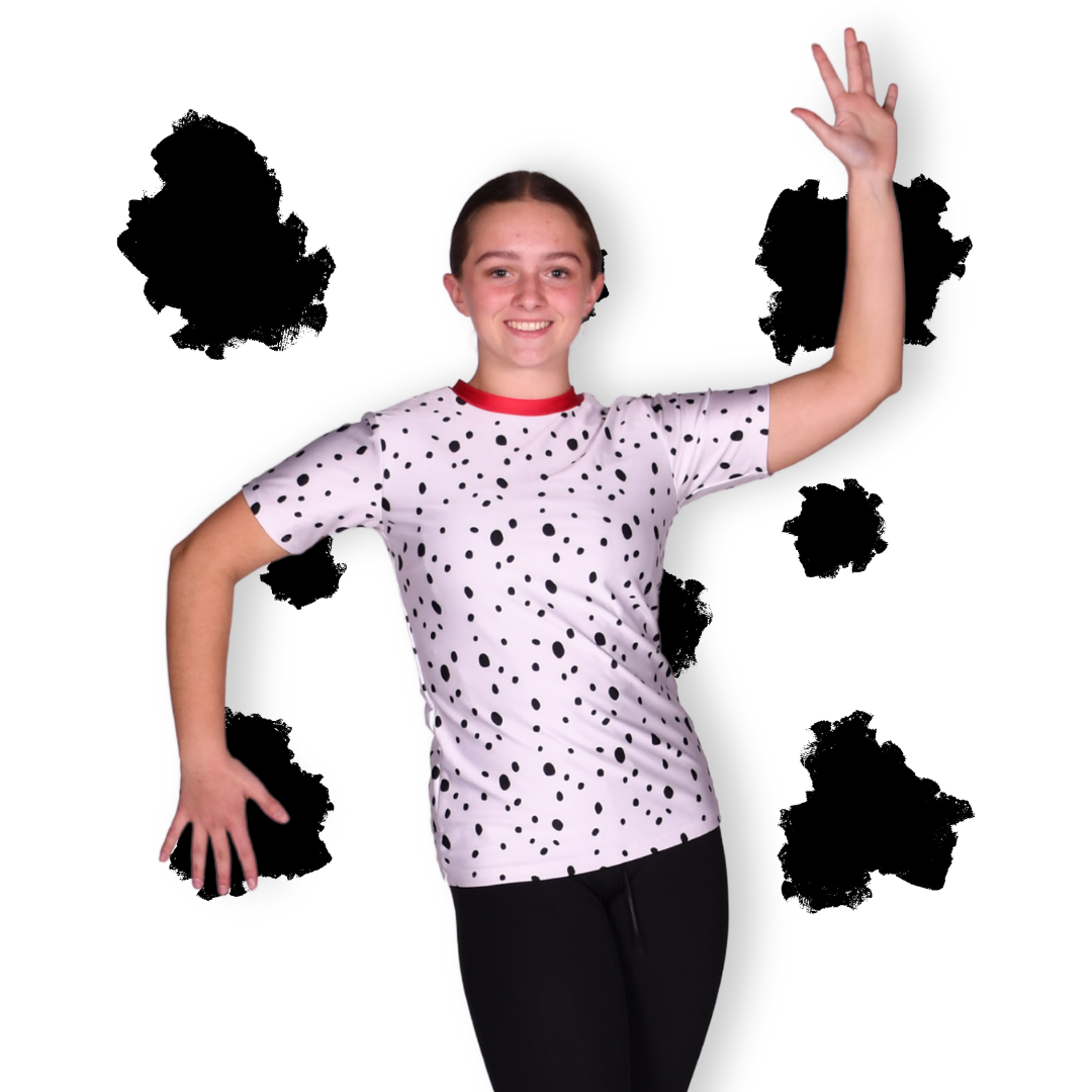 “Puppies In Paris” Dalmatian Print T-Shirt 7 “Puppies In Paris” Dalmatian Print T-Shirt 7