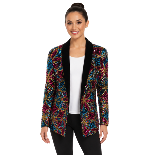 “The Showstopper” Sequin Blazer 2