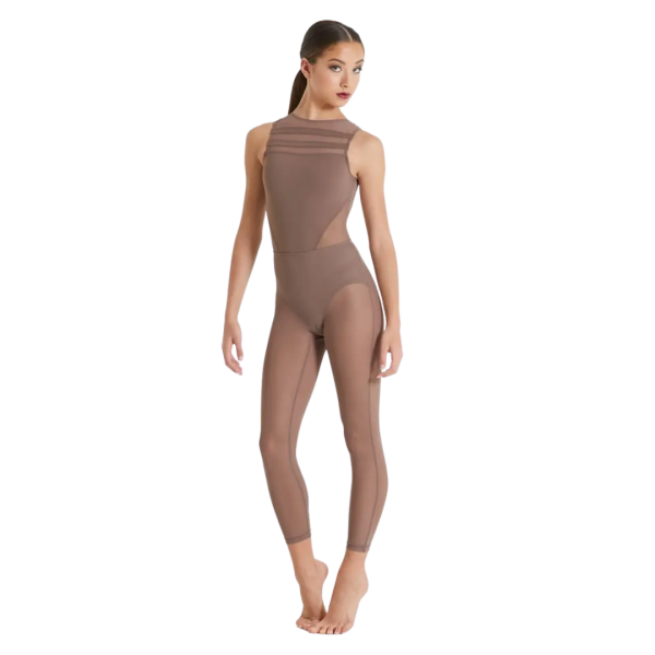 “Open Back Mesh Unitard” 4