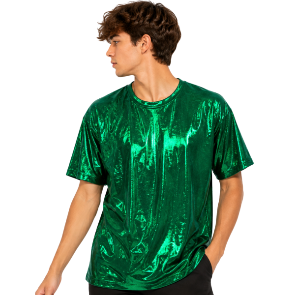 Metallic Green T-Shirt 4