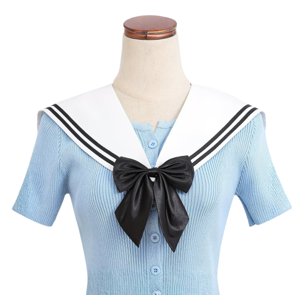Black Satin Bow Pin 3