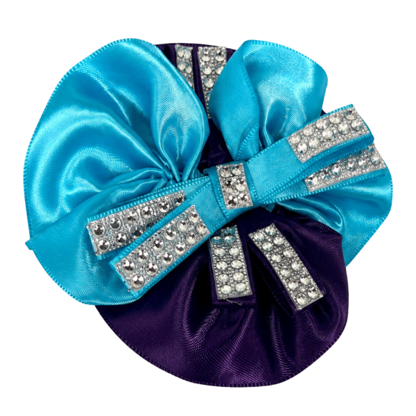 Blue & Purple Rhinestone Hair Clip 100