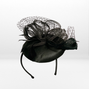 Black Fascinator Headband 3