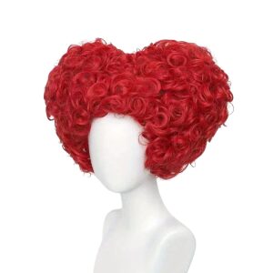 “Red Queen” Heart-Shaped Wig 2