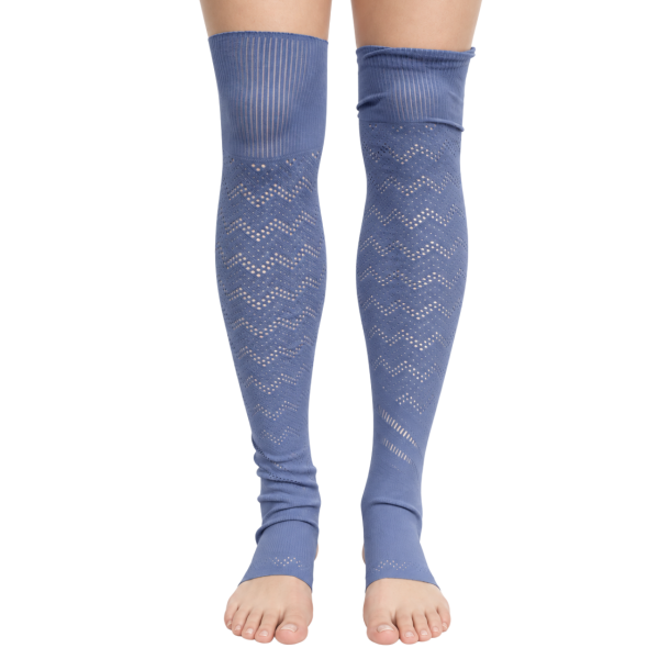 Periwinkle Stirrup Knee Sock 2