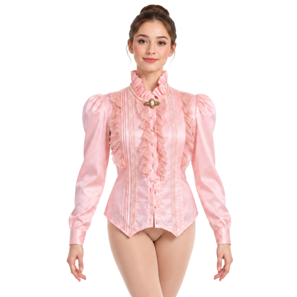 Light Pink Silk Long Sleeve