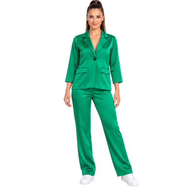 Green Silk 2 Piece Set