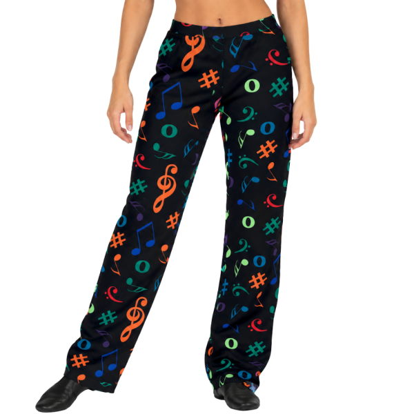 Colourful Music Note Pants