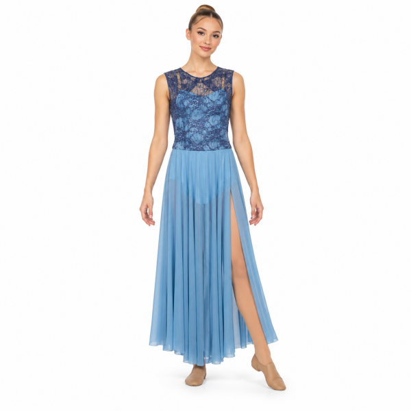 “Thinking Out Loud” – Blue Sequin Lace Lyrical Dress