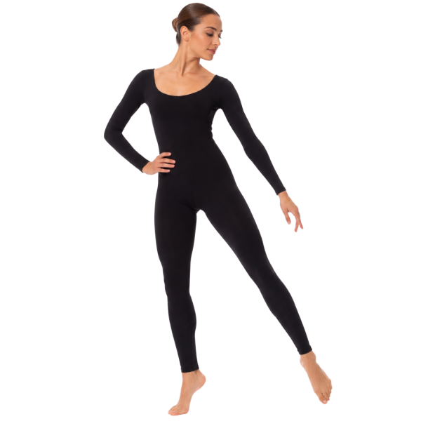 Long Sleeve Unitard – Black 4