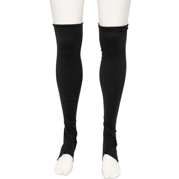 Knee-High Boot Spats – Black 3