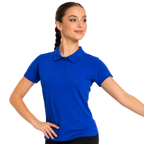 Pique Polo Shirt – Cobalt Blue 4