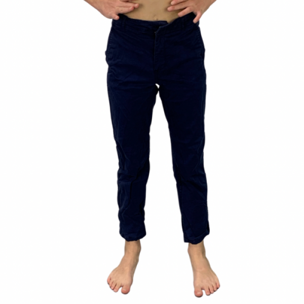 Navy Cotton Dress Pants 5