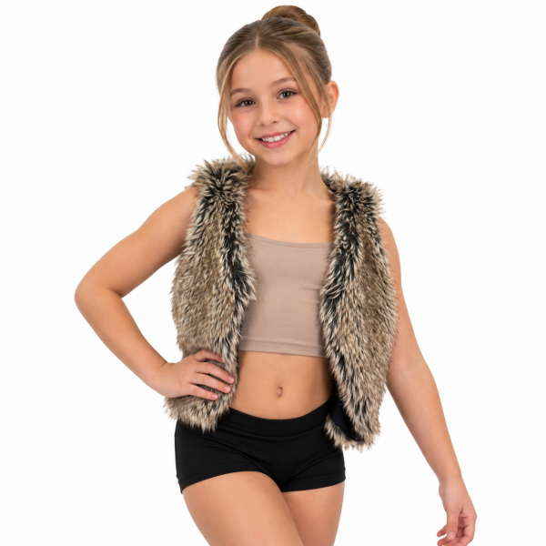 Fur Vest – Brown 4
