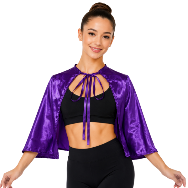 Cape – Purple Satin 4