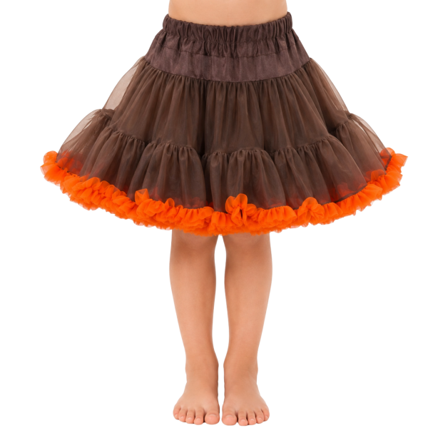 Tutu – Electric Orange & Brown 100