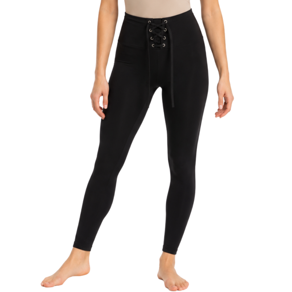 Midnight Lace Up Leggings 4