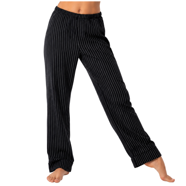 Black Pinstriped Pants 4