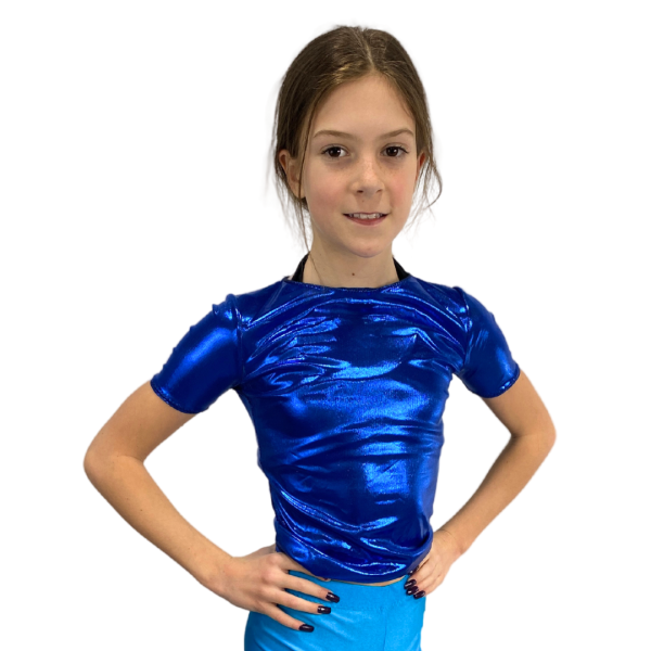 Metallic Blue Tee 74