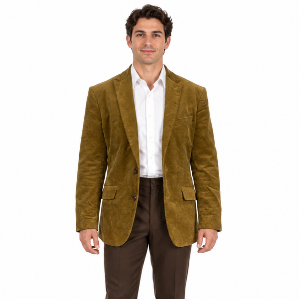 Suit Jacket – Dark Tan Corduroy 4