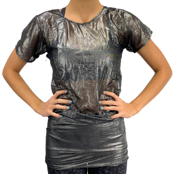 Silver Illusion Mesh Tee 4