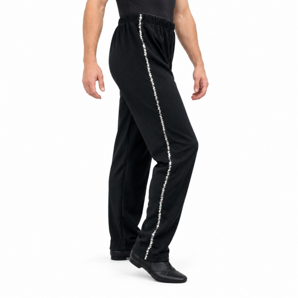 Black Pants with Silver Stripe 4