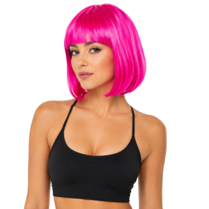 Pink Bob Wig 3