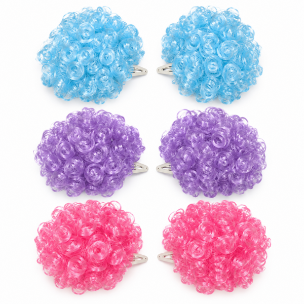 Candy Clown Wig Clips 3