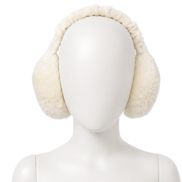 Ear Muffs – White Fur 3