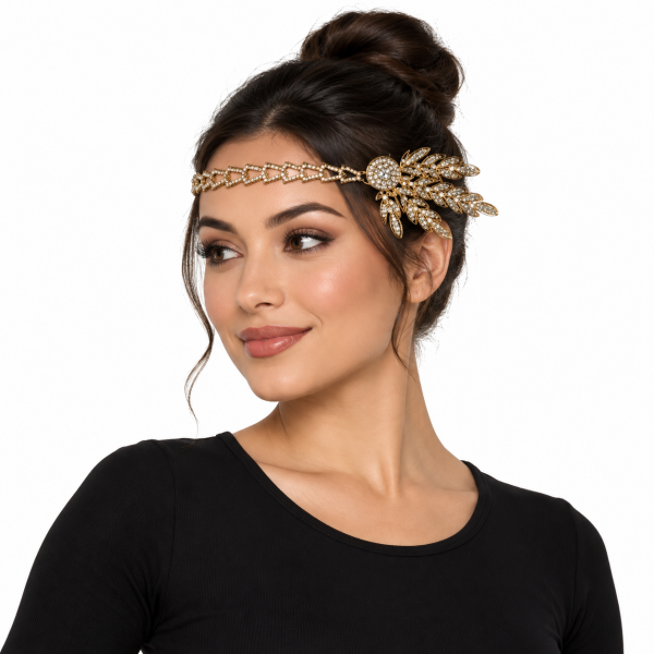 Black and Yellow Fascinator Hat 2