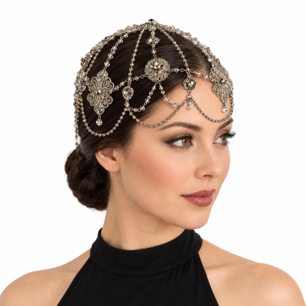 20’s Flapper Crystal Headpiece