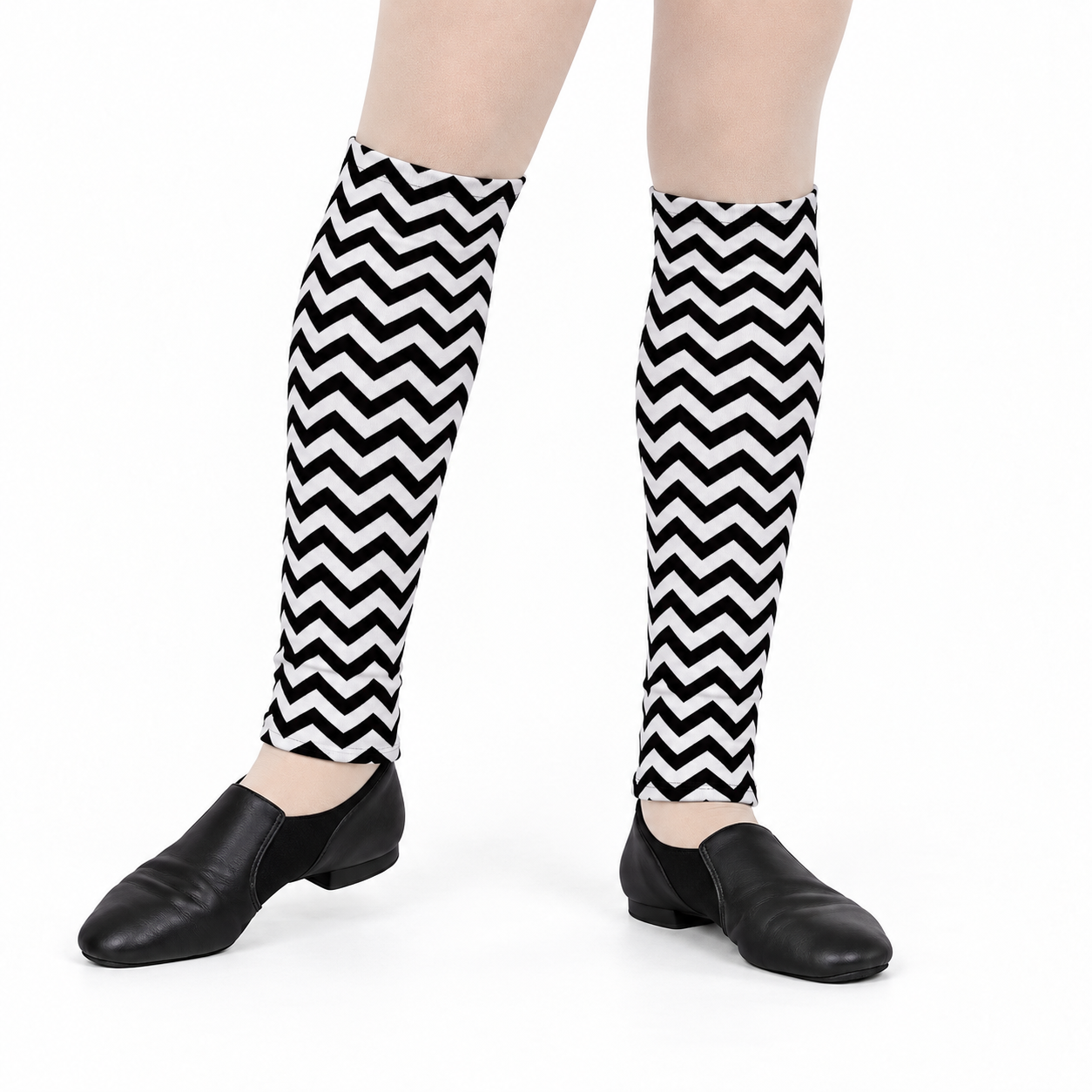 Chevron Leg Warmers – Black And White 6 Chevron Leg Warmers – Black And White 6