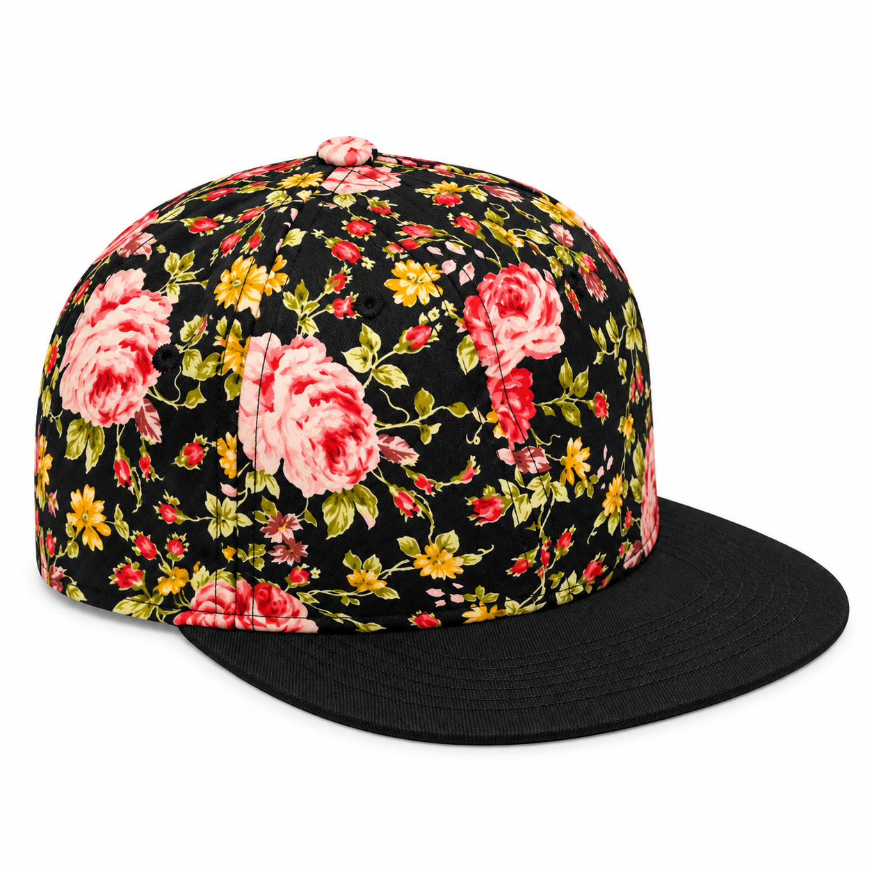 Flower Snapback Hat 5 Flower Snapback Hat 5