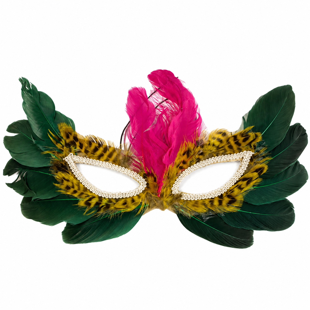 Multi Colour Feather Mask 6 Multi Colour Feather Mask 6